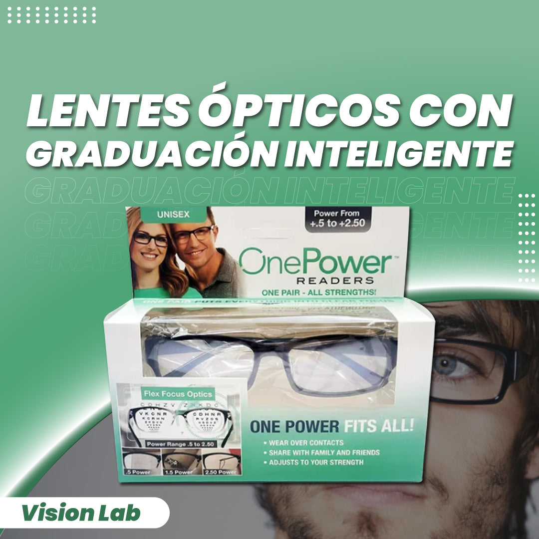 Lentes ópticos con graduación inteligente - Vision Lab™