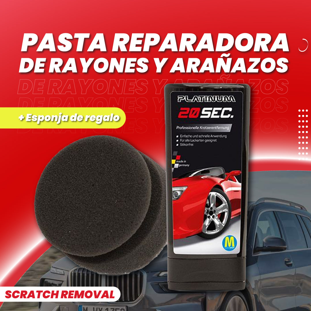 Pasta reparadora de rayones y arañazos + Esponja de regalo - Scratch Removal™