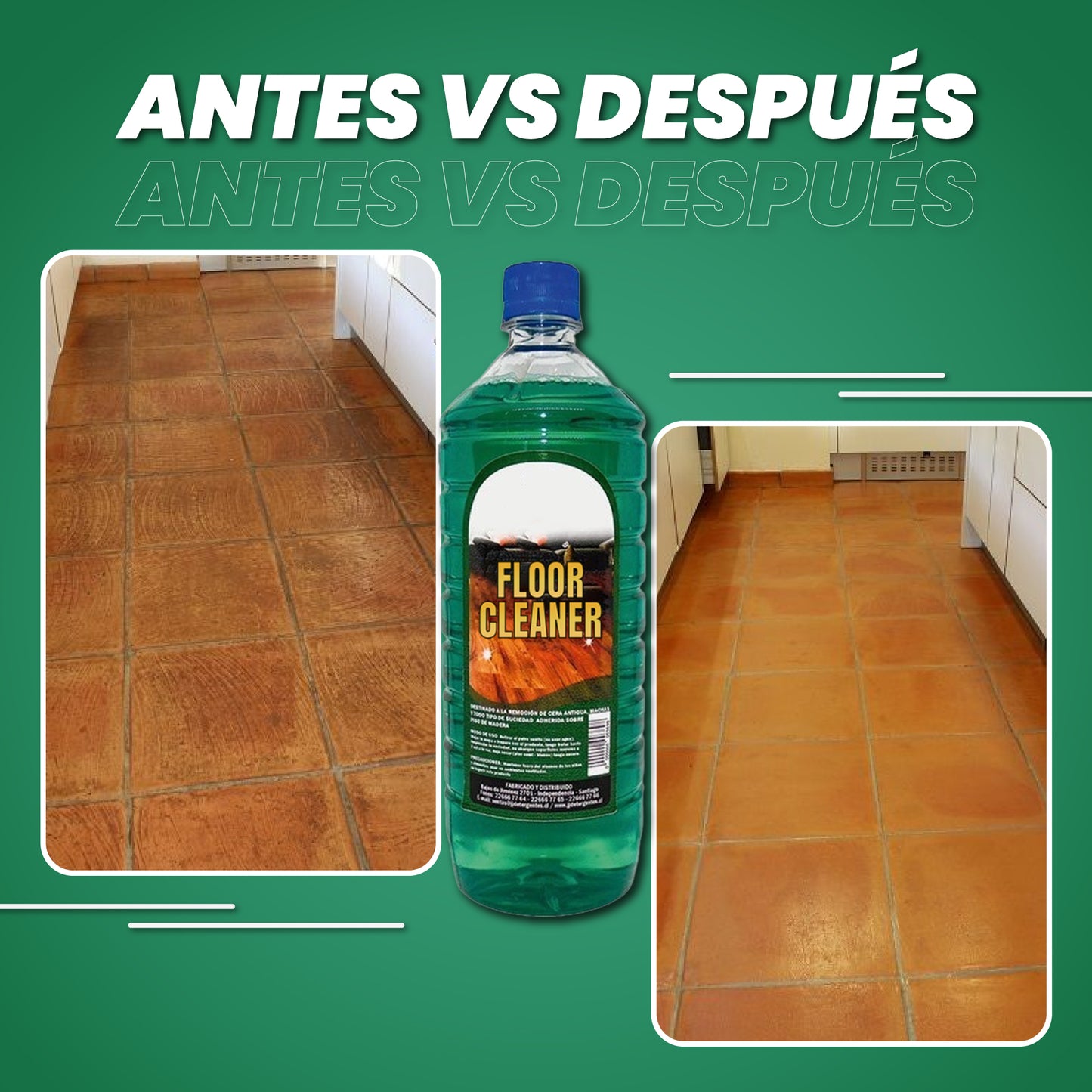 Potente limpiador de suelos y manchas difíciles - Floor Cleaner™